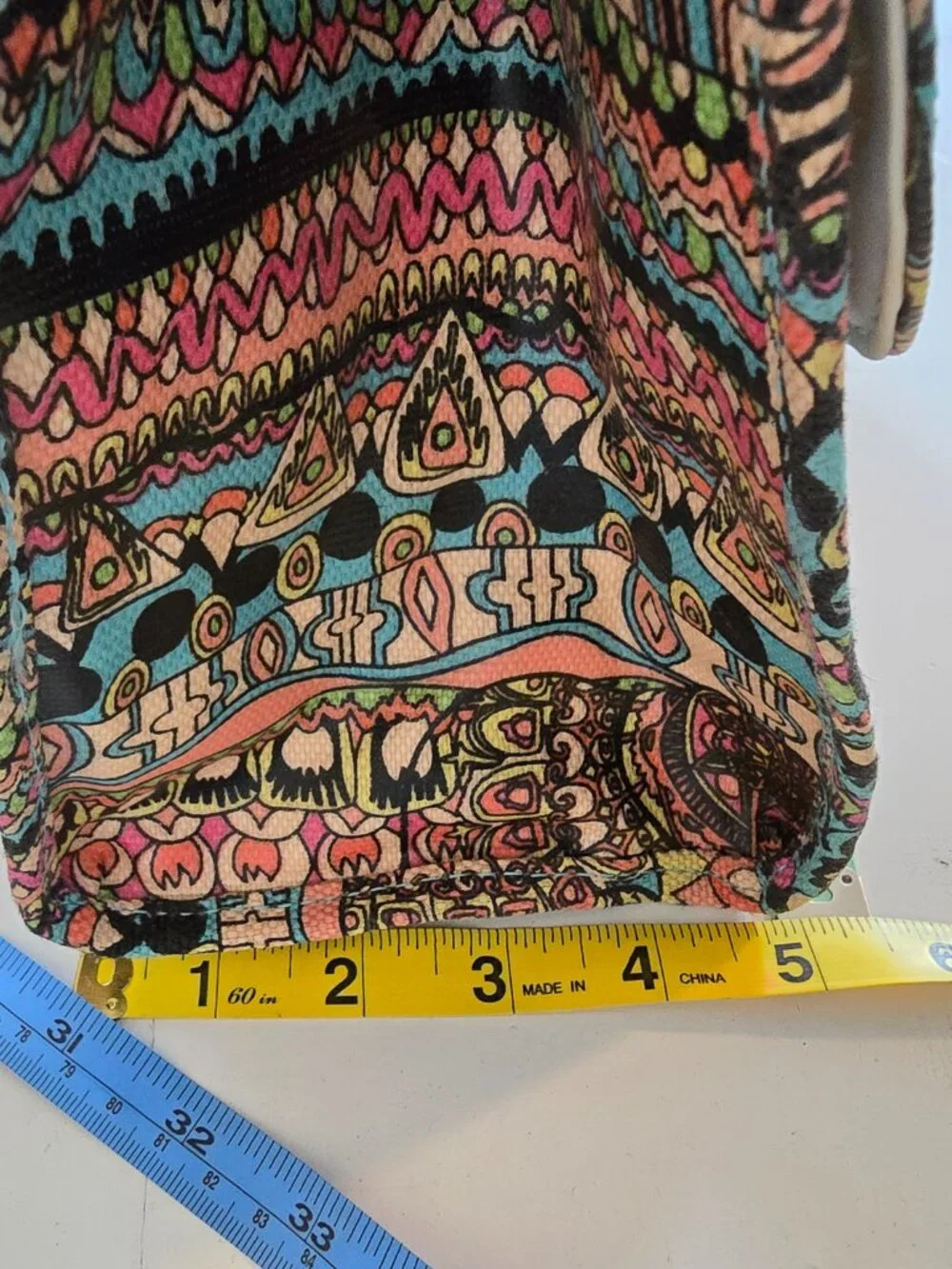 NWT Sakroots Artist Circle Insulated Lunch Tote Bag - One World Print/Aqua OW